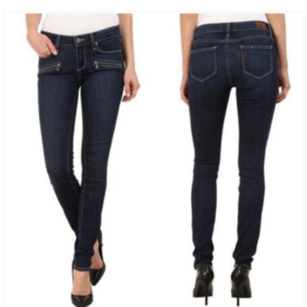 Paige Indio Zip Jeans